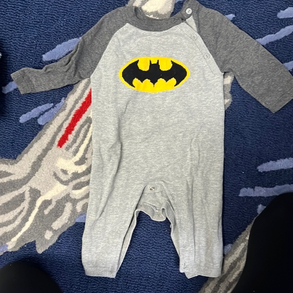 Great condition babyGap/junk food 3 to 6 month Batman one piece